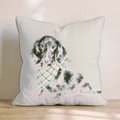 Dachsund_s Plaid Bandana Throw Pillow - Hillcroft Home