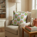 Dainty Garden Throw Pillow - Hillcroft Home