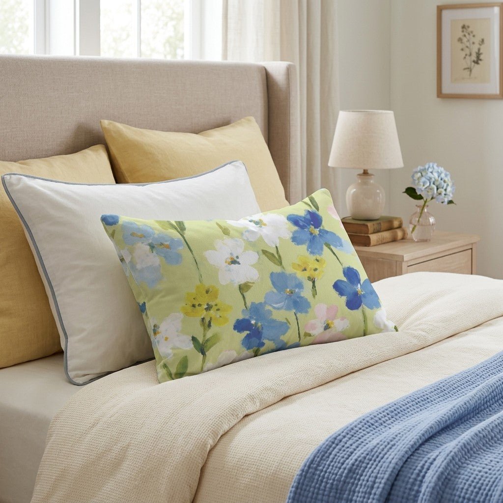 Daisy Daisy Throw Pillow - Hillcroft Home
