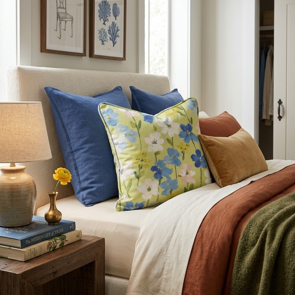 Daisy Daisy Throw Pillow - Hillcroft Home