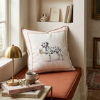 Dalmatian Coffee Throw Pillow - Hillcroft Home