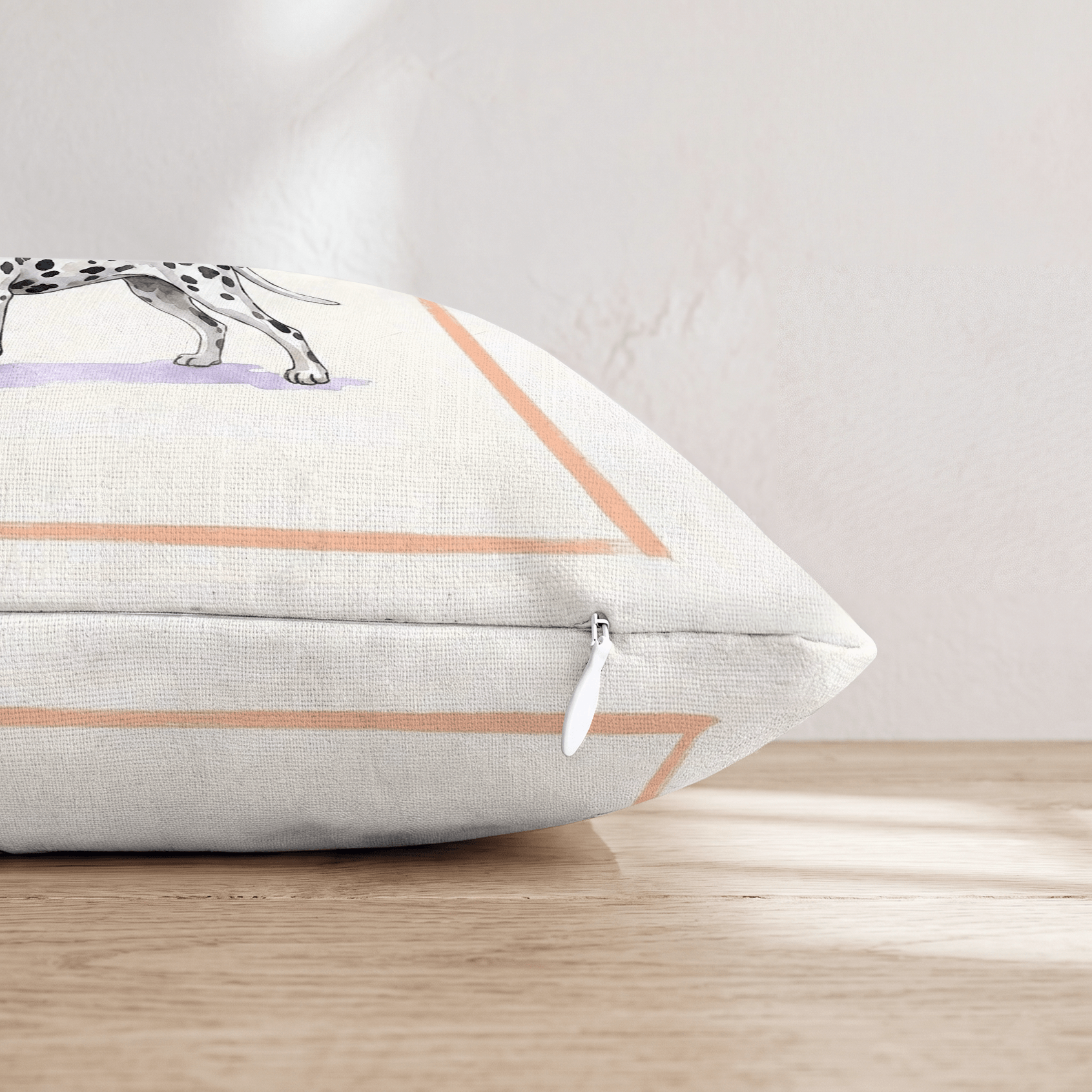 Dalmatian Coffee Throw Pillow - Hillcroft Home