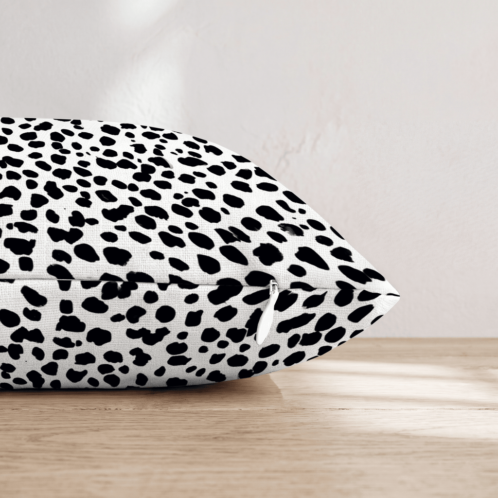 Dalmatian Dot Dense Throw Pillow - Hillcroft Home