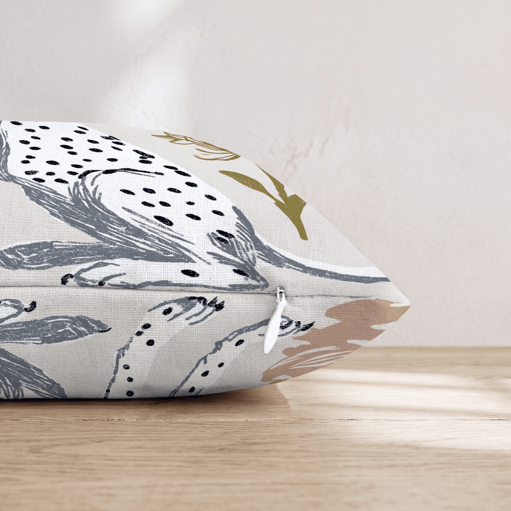 Dalmation Garden Throw Pillow - Hillcroft Home