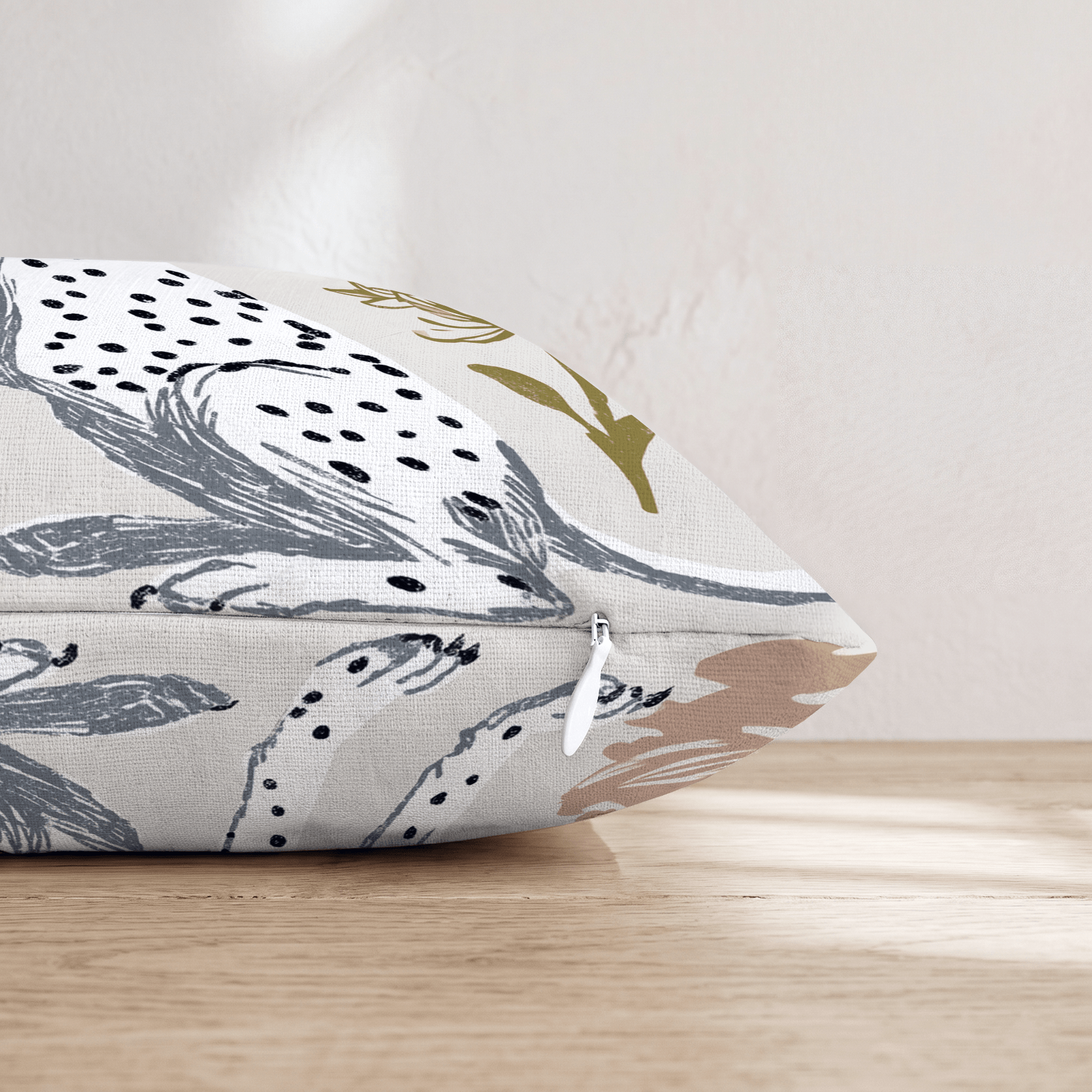 Dalmation Garden Throw Pillow - Hillcroft Home