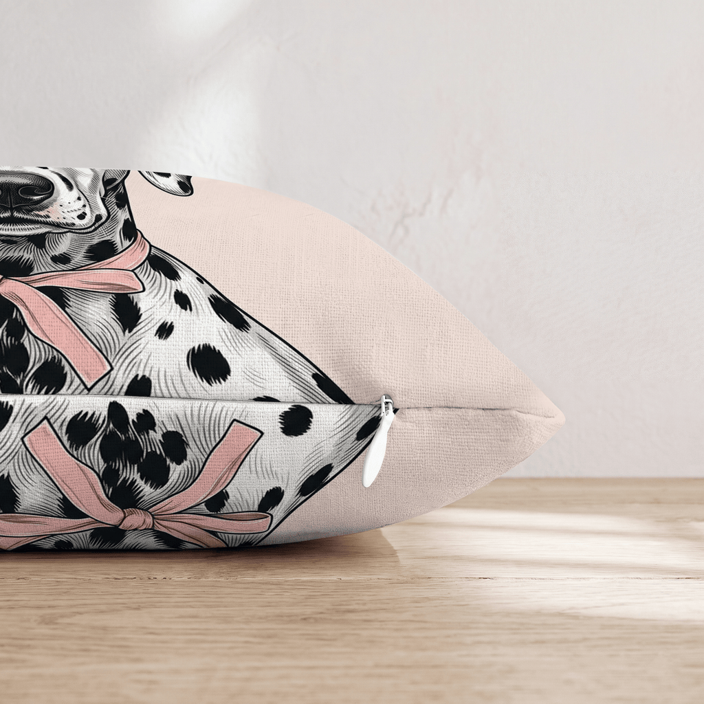 Dalmation Portrait Throw Pillow - Hillcroft Home