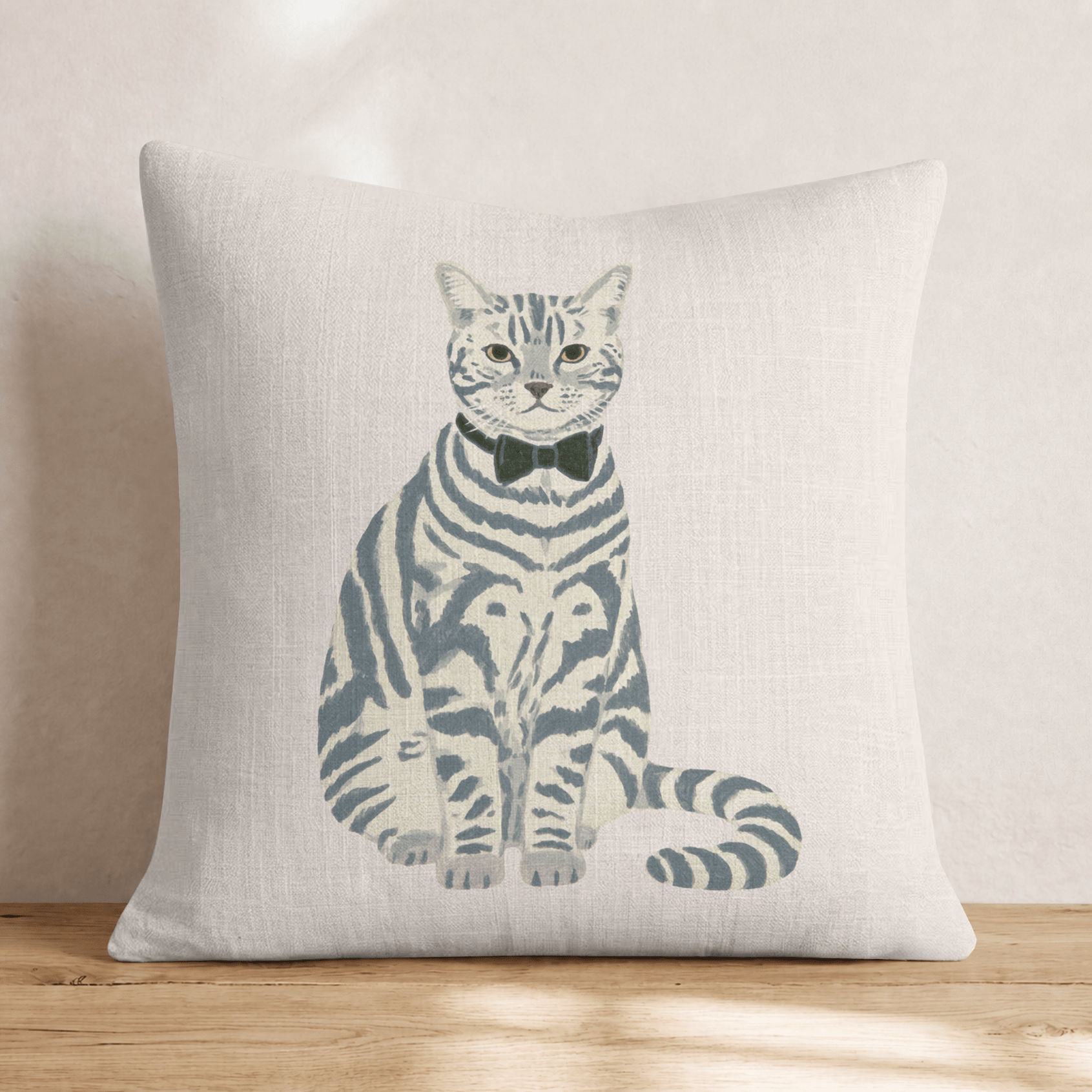 Dapper American Shorthair Throw Pillow - Hillcroft Home