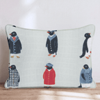 Dapper Penguins Throw Pillow - Hillcroft Home