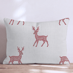 Dappled Reindeer Throw Pillow throw pillow - Hillcroft Home