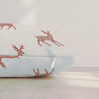 Dappled Reindeer Throw Pillow throw pillow - Hillcroft Home