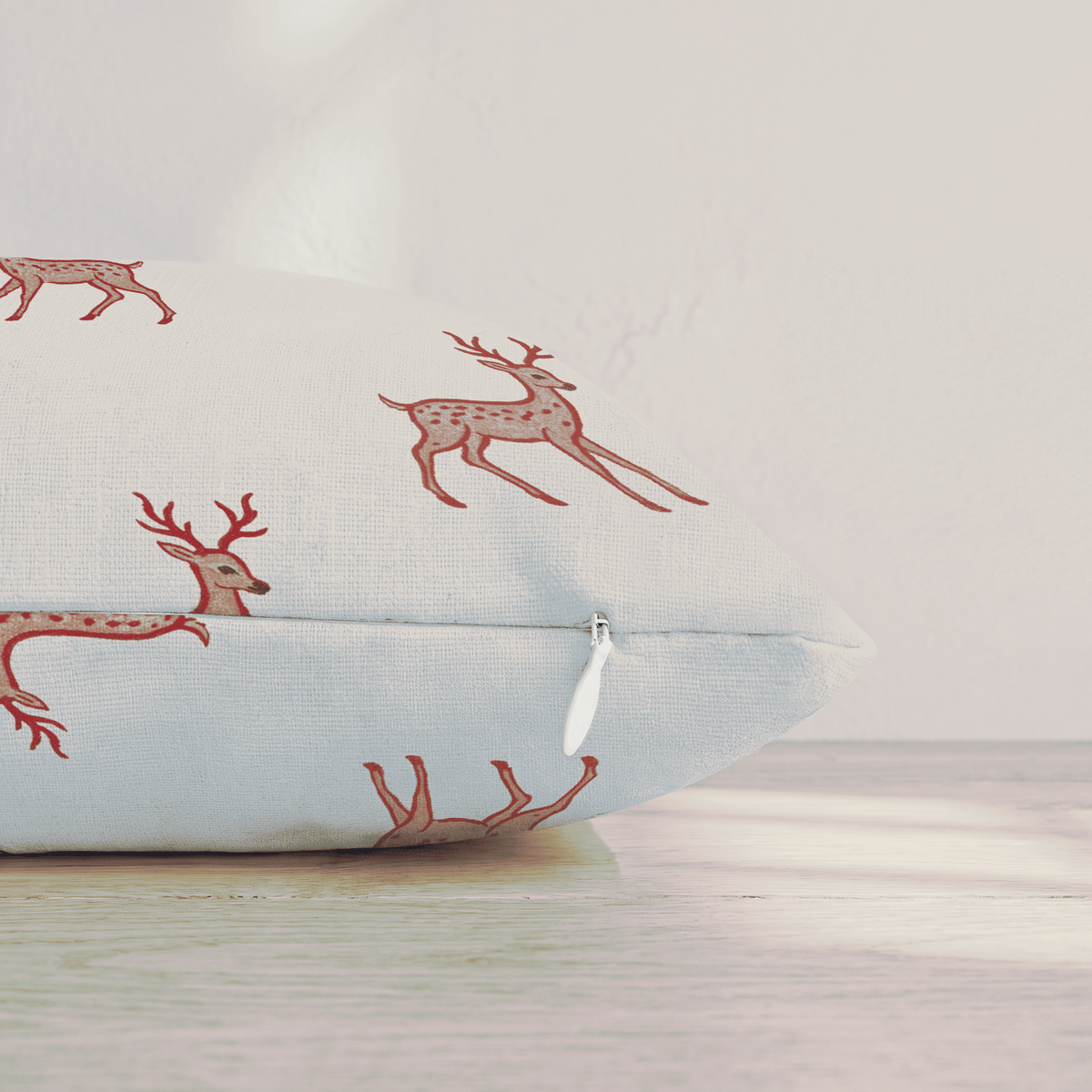 Dappled Reindeer Throw Pillow throw pillow - Hillcroft Home