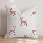 Dappled Reindeer Throw Pillow throw pillow - Hillcroft Home
