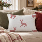 Dappled Reindeer Throw Pillow throw pillow - Hillcroft Home