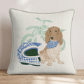 Daring Dachshund Throw Pillow - Hillcroft Home