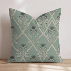 Dark Green Texture Throw Pillow - Hillcroft Home