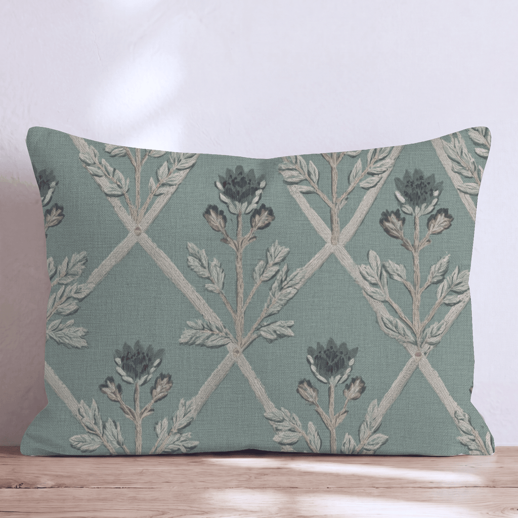 Dark Green Texture Throw Pillow - Hillcroft Home
