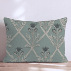 Dark Green Texture Throw Pillow - Hillcroft Home