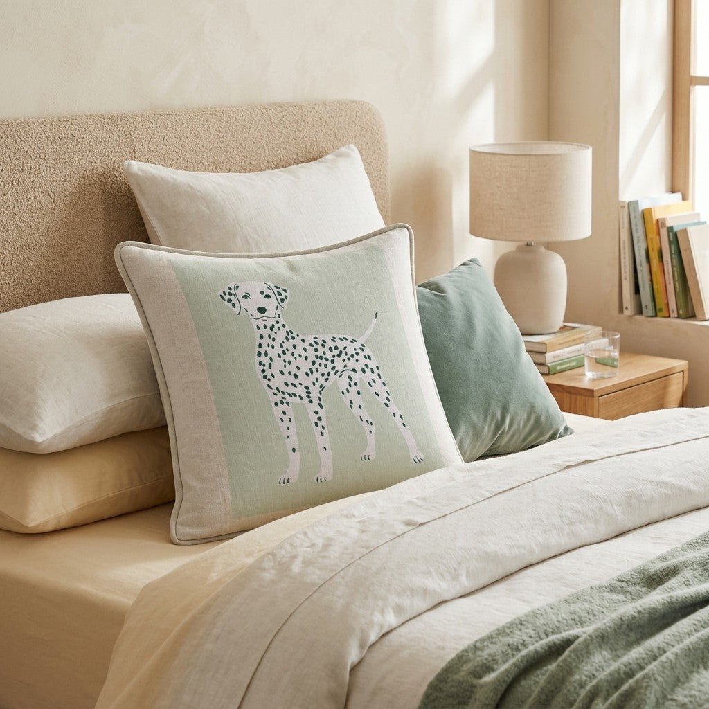 Darling Dalmation Throw Pillow - Hillcroft Home