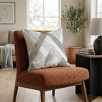 Dash Wave Texture Throw Pillow - Hillcroft Home