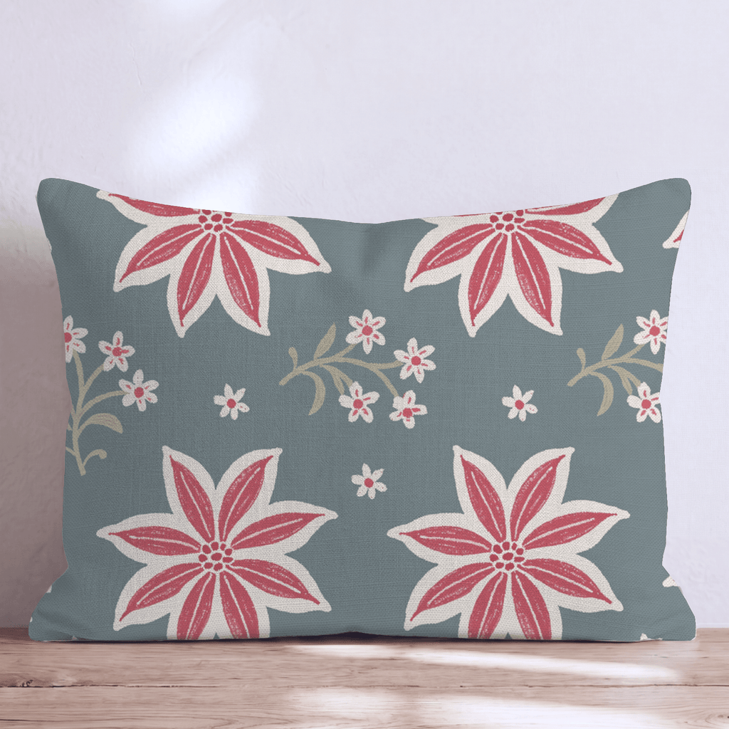 December Darling Throw Pillow throw pillow - Hillcroft Home