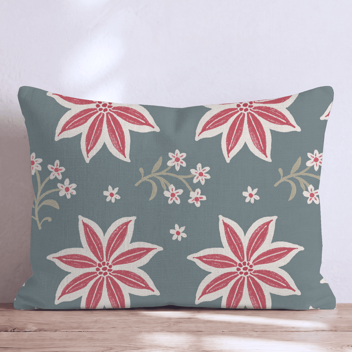 December Darling Throw Pillow throw pillow - Hillcroft Home