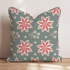 December Darling Throw Pillow throw pillow - Hillcroft Home