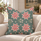 December Darling Throw Pillow throw pillow - Hillcroft Home