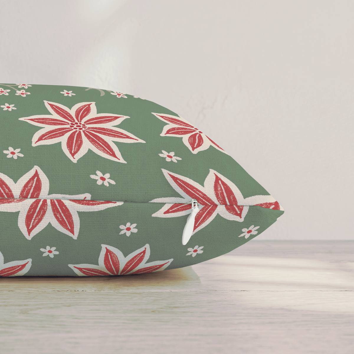 December Darling Throw Pillow throw pillow - Hillcroft Home