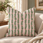 Deck the Stripes Throw Pillow throw pillow - Hillcroft Home