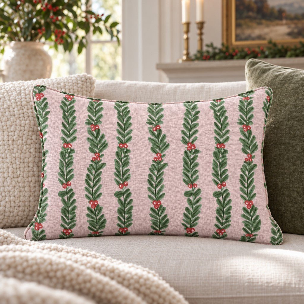 Deck the Stripes Throw Pillow throw pillow - Hillcroft Home