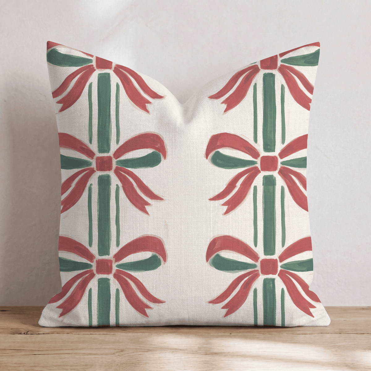 Deco Bow Throw Pillow throw pillow - Hillcroft Home