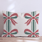 Deco Bow Throw Pillow throw pillow - Hillcroft Home