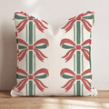 Deco Bow Throw Pillow throw pillow - Hillcroft Home