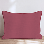 Deep Carmine Throw Pillow - Hillcroft Home