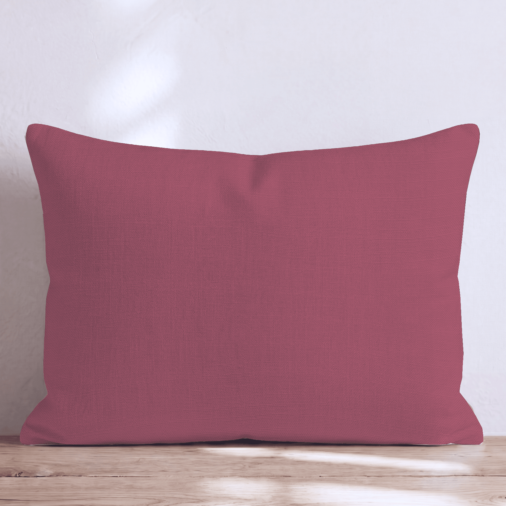 Deep Carmine Throw Pillow - Hillcroft Home