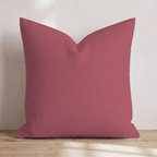 Deep Carmine Throw Pillow - Hillcroft Home