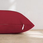 Deep Carmine Throw Pillow - Hillcroft Home