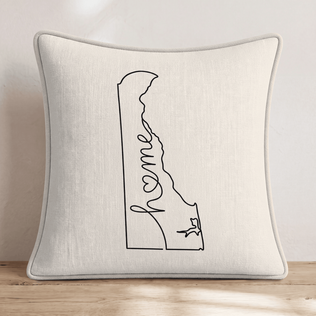 Deleware Home Throw Pillow - Hillcroft Home