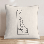 Deleware Home Throw Pillow - Hillcroft Home