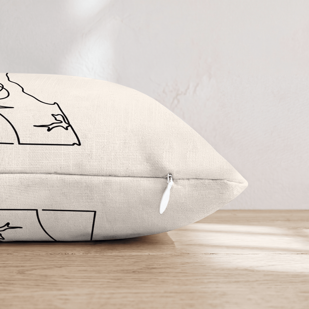 Deleware Home Throw Pillow - Hillcroft Home