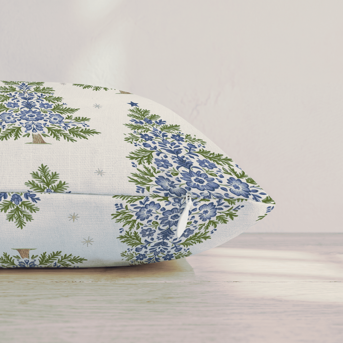 Delft Fir Throw Pillow throw pillow - Hillcroft Home