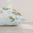 Delft Ornament Throw Pillow throw pillow - Hillcroft Home