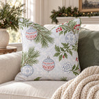 Delft Ornament Throw Pillow throw pillow - Hillcroft Home