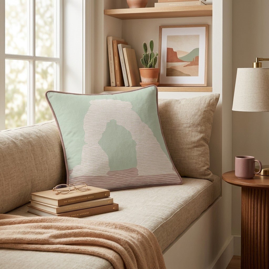 Delicate Arch Throw Pillow - Hillcroft Home