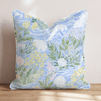 Delicate Waves Throw Pillow - Hillcroft Home