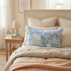 Delicate Waves Throw Pillow - Hillcroft Home