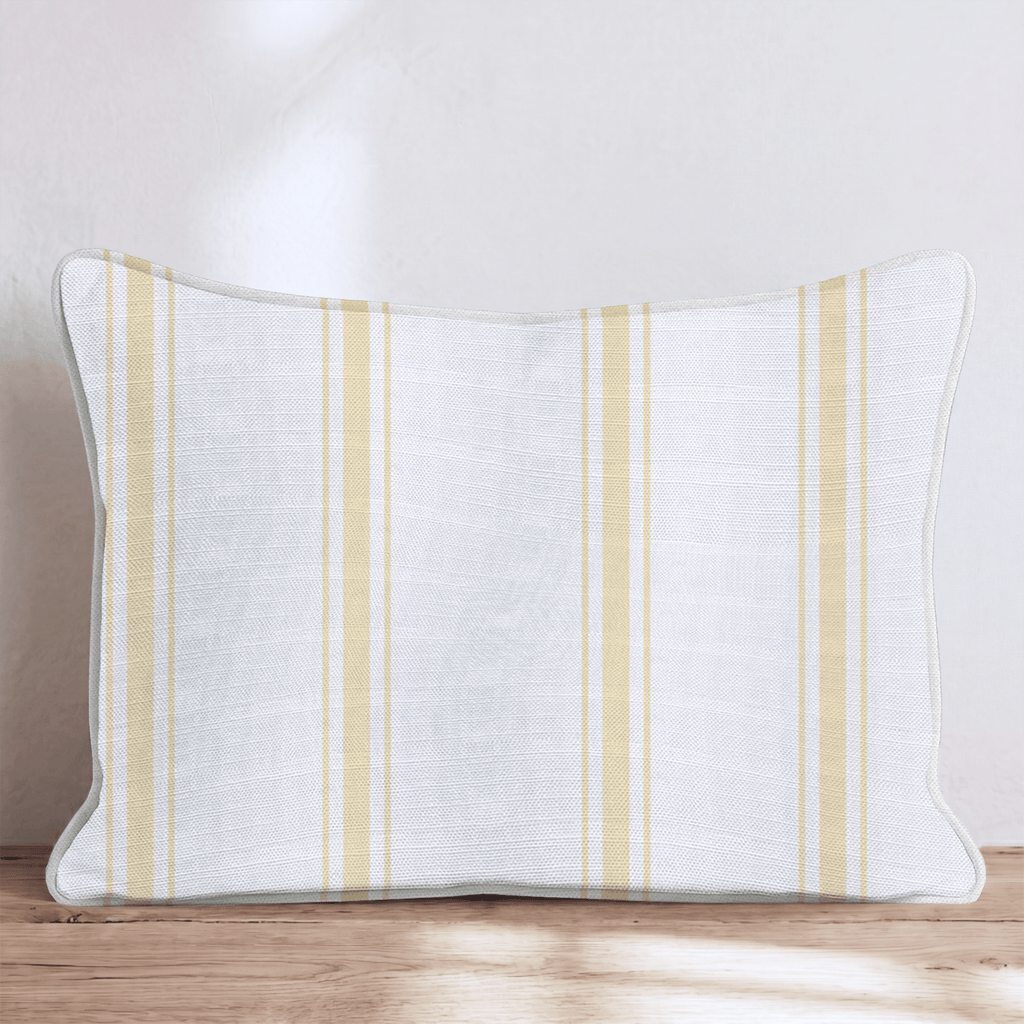 Denali Stripes Throw Pillow - Hillcroft Home