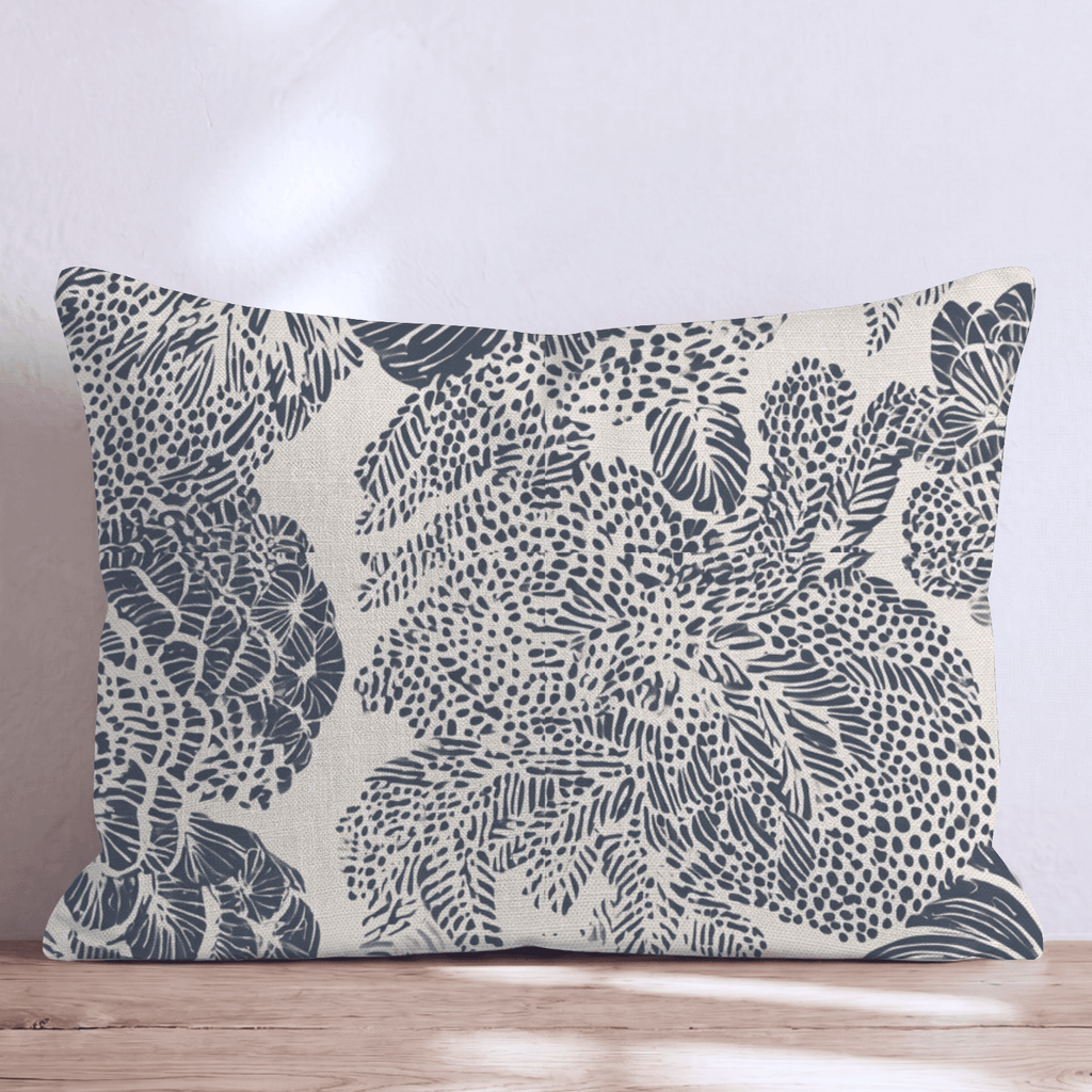 Dense Frond Throw Pillow - Hillcroft Home
