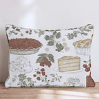 Dessert Botanical Throw Pillow - Hillcroft Home
