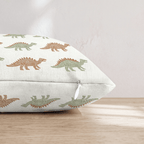 Dinosaur Repeat Throw Pillow - Hillcroft Home